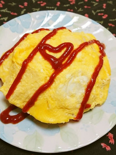 炊飯器とレンジで作るオムライス-レシピのメイン写真