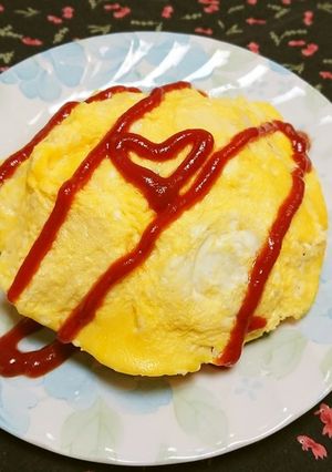 炊飯器とレンジで作るオムライス-レシピのメイン写真