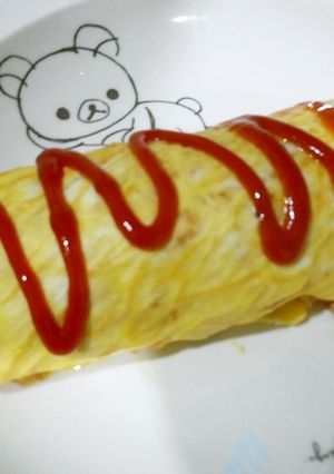 クッキングペーパーでオムライス-レシピのメイン写真
