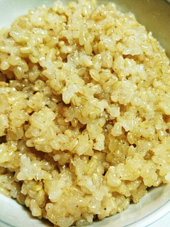 ふっくらもっちり餅米玄米ご飯炊き方-レシピのメイン写真