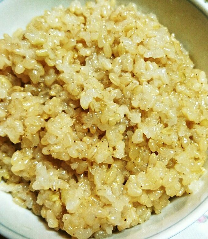 ふっくらもっちり餅米玄米ご飯炊き方 by ☆かずmama ふっくらもっちり餅米玄米ご飯炊き方 by ☆かずmama
