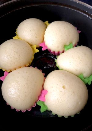 HMで簡単に！カルピス風味の蒸しケーキ-レシピのメイン写真
