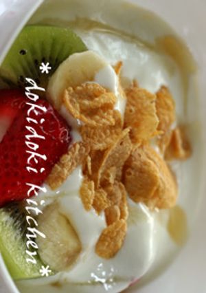 フルーツたっぷり♡朝のヨーグルト-レシピのメイン写真