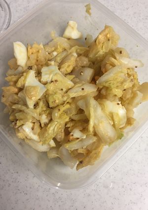 白菜と茹で卵の粒マスタード和え-レシピのメイン写真