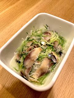 しめさばと野菜の酢の物-レシピのメイン写真