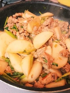 かぶと豚の甘麹しょうが炒め-レシピのメイン写真