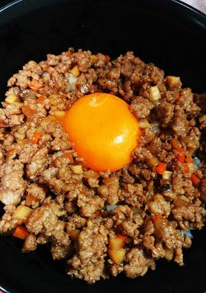 簡単♪合挽き肉でそぼろ丼-レシピのメイン写真