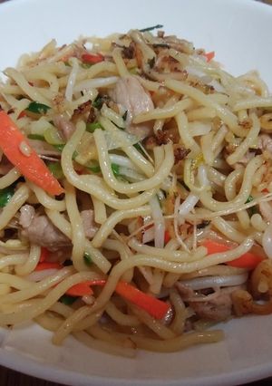 サッポロ一番味噌ラーメンのダシ焼きそば-レシピのメイン写真