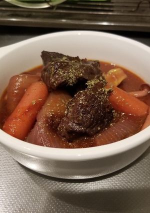 簡単　牛すね肉使用　ビーフシチュー-レシピのメイン写真