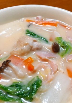 野菜とベーコンのクリーム煮 *☻*-レシピのメイン写真