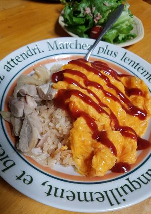 炊飯器でオムライス-レシピのメイン写真