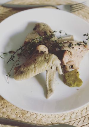 手羽先のタイムハーブ煮込み-レシピのメイン写真