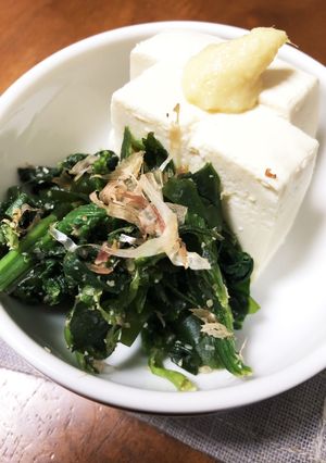 ホウレン草をワカメでかさ増し!副菜和え物-レシピのメイン写真