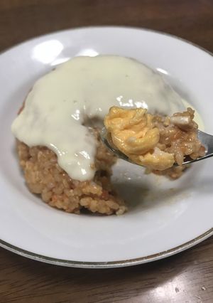 ふわふわ卵INオムライス-レシピのメイン写真