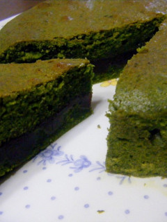 濃厚!「和」コラボの抹茶ケーキ-レシピのメイン写真