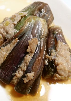 なすのはさみ煮-レシピのメイン写真
