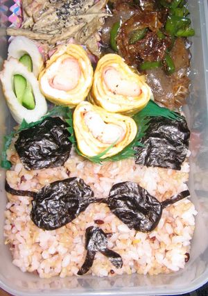 渡哲也風？パンダ弁当-レシピのメイン写真