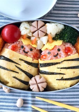 お弁当に！カンタン鬼ちゃんオムライス-レシピのメイン写真