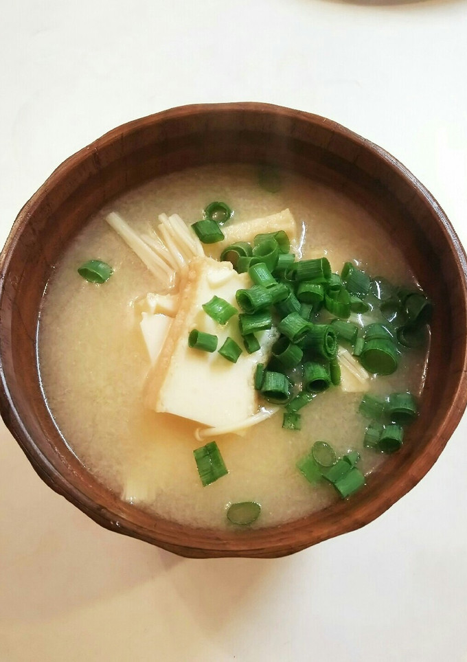 厚揚げ えのき 小ネギ 味噌汁-レシピのメイン写真