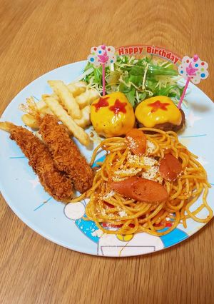 お弁当にも☆ドラゴンボールお子さまランチ-レシピのメイン写真
