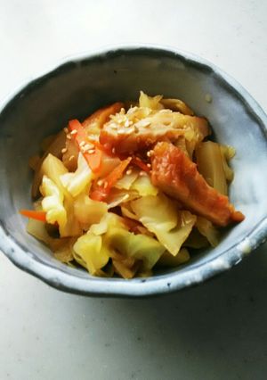 キャベツとさつま揚げの煮物-レシピのメイン写真