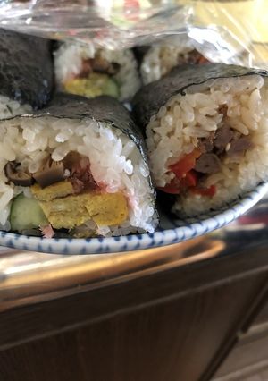 恵方巻き二種-レシピのメイン写真