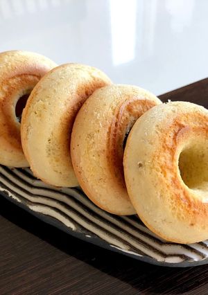 DAISOのシリコン型で焼きドーナツ-レシピのメイン写真
