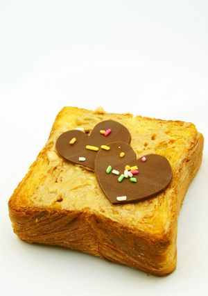 バレンタインに、♡♡のトースト-レシピのメイン写真
