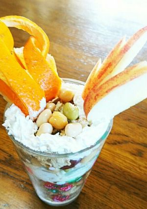 豆入りシリアルパフェ-レシピのメイン写真