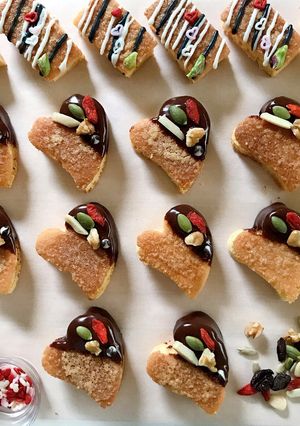 バレンタイン☆ハートのホットケーキラスク-レシピのメイン写真