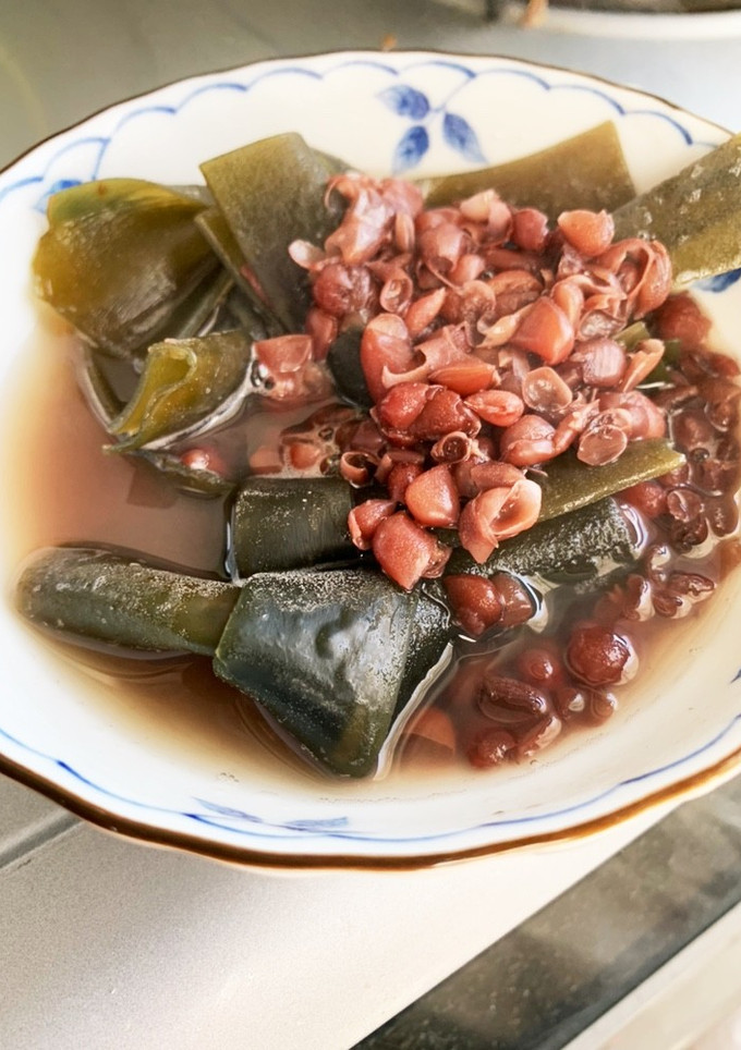 昆布の甘煮とぜんざい-レシピのメイン写真