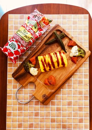 簡単リメイク✩オムライス恵方巻き-レシピのメイン写真