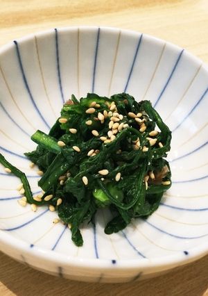 超簡単！！春菊のお浸し♪-レシピのメイン写真
