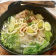 白菜バラ肉煮込みうどん➕塩旨ちょい辛味