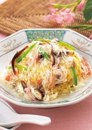 椎茸のあんかけチャーハン-レシピのメイン写真