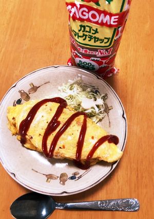 卵1個でもふんわりオムライス-レシピのメイン写真
