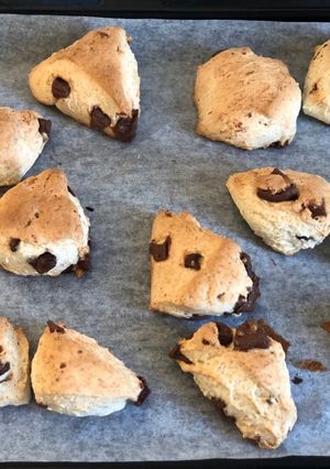 チョコバナナスコーン簡単ビニール袋で♪-レシピのメイン写真