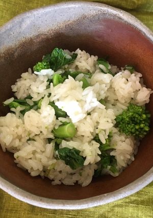 菜の花ご飯-レシピのメイン写真