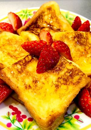簡単★ふわふわフレンチトースト♡-レシピのメイン写真