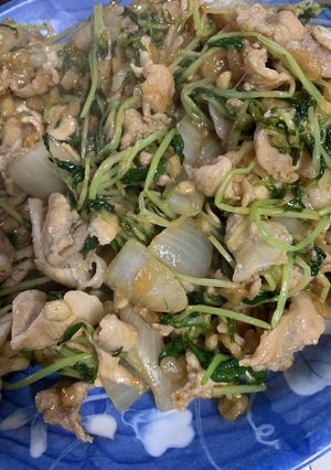 豚肉お好みソース炒め！天かすも投入！-レシピのメイン写真