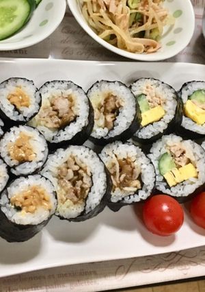 寿司ネタなしの！太巻き・細巻き-レシピのメイン写真