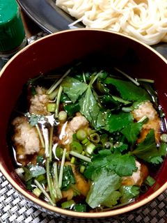 れんこん団子のつけ蕎麦-レシピのメイン写真