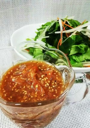 手作りトマごまドレッシング。-レシピのメイン写真