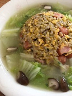 サッポロ一番とんこつあんかけ炒飯-レシピのメイン写真