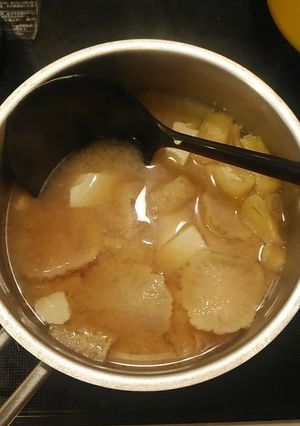 干しかぶらのお味噌汁-レシピのメイン写真