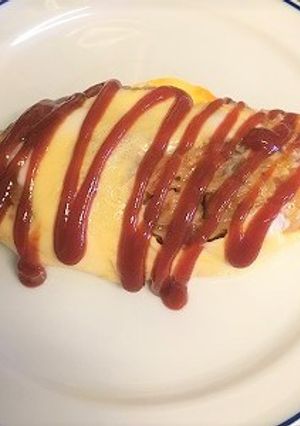 ラップdeオムライス-レシピのメイン写真