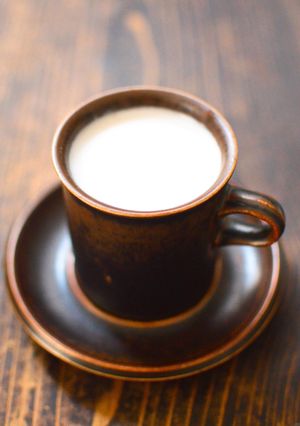 あんこと牛乳で超簡単！ホットあずきラテ-レシピのメイン写真