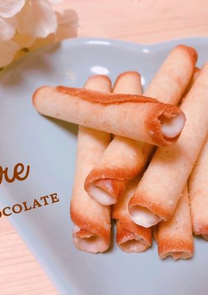 ホワイトチョコ入り♡シガール˚✧₊⁎-レシピのメイン写真