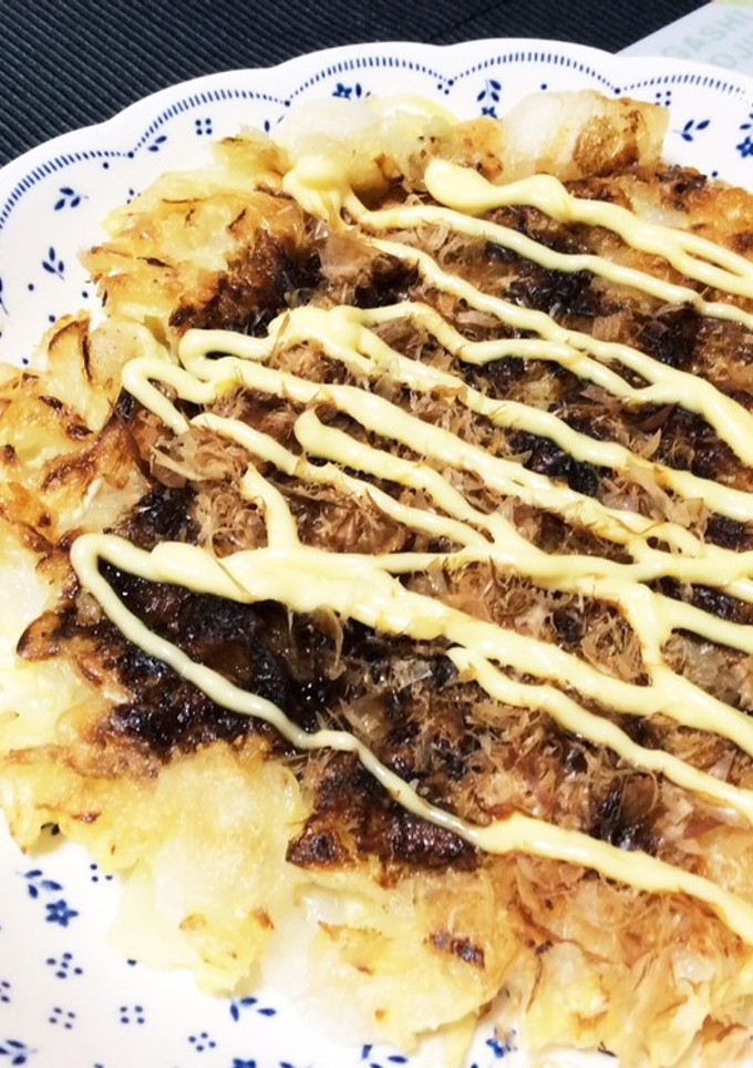 餅とキャベツのお好み焼き風-レシピのメイン写真