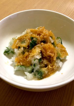 大根おろしなめ茸-レシピのメイン写真